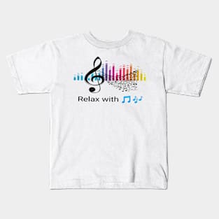 Relax with Music Kids T-Shirt